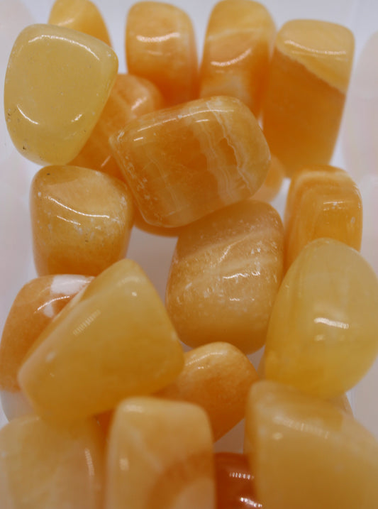 Yellow Calcite Tumble