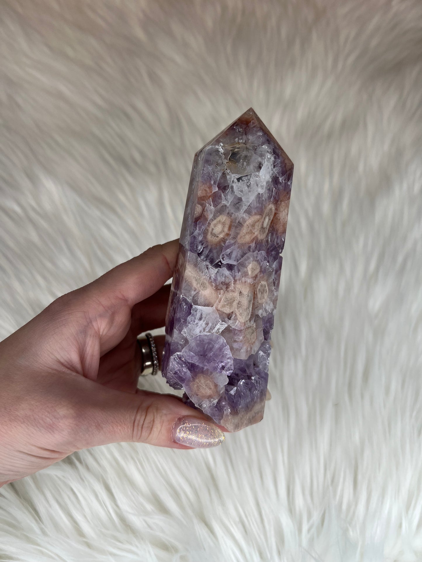 Amethyst X Flower Agate Towers (Part 2)