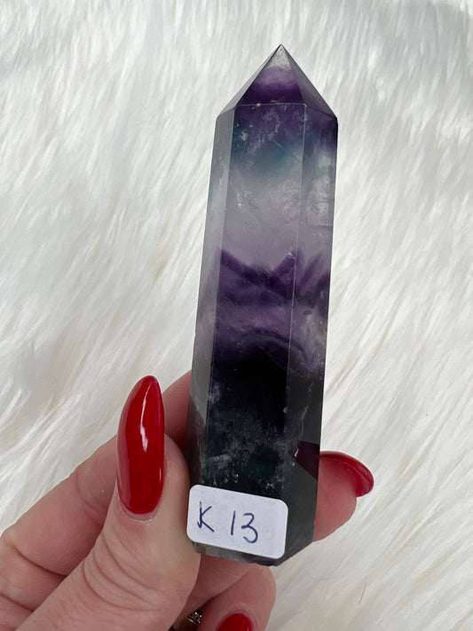 Rainbow Fluorite Towers (small)