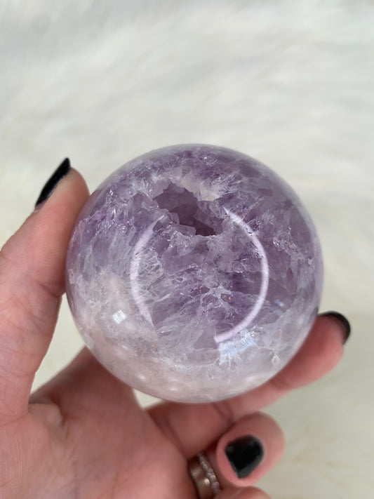 Lilac/Pink Amethyst Sphere