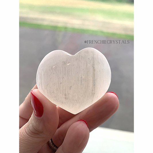 Selenite Hearts