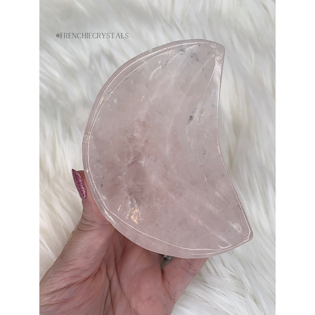 Rose Quartz Carving Bowls