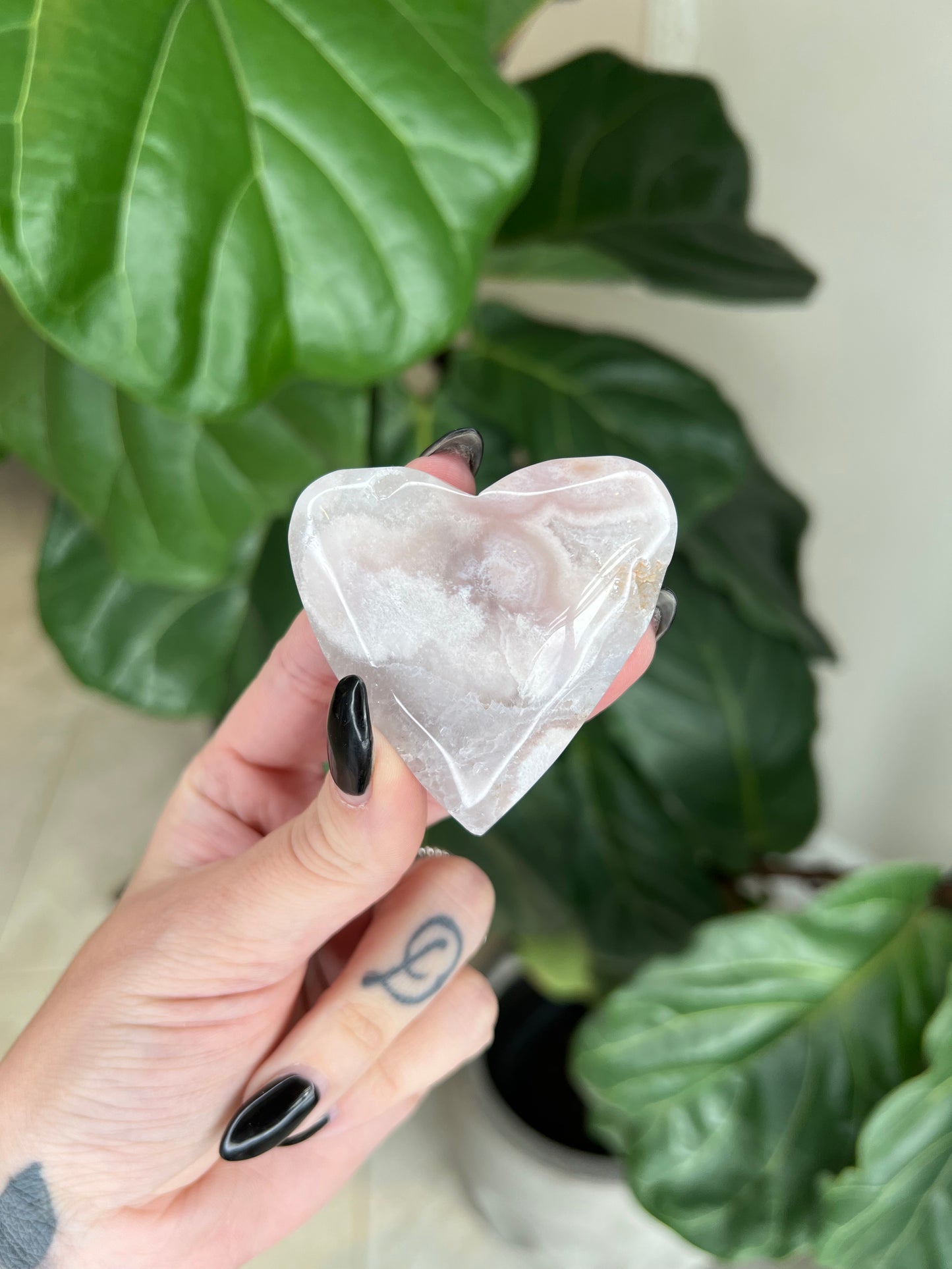 Pink Amethyst Mini Hearts