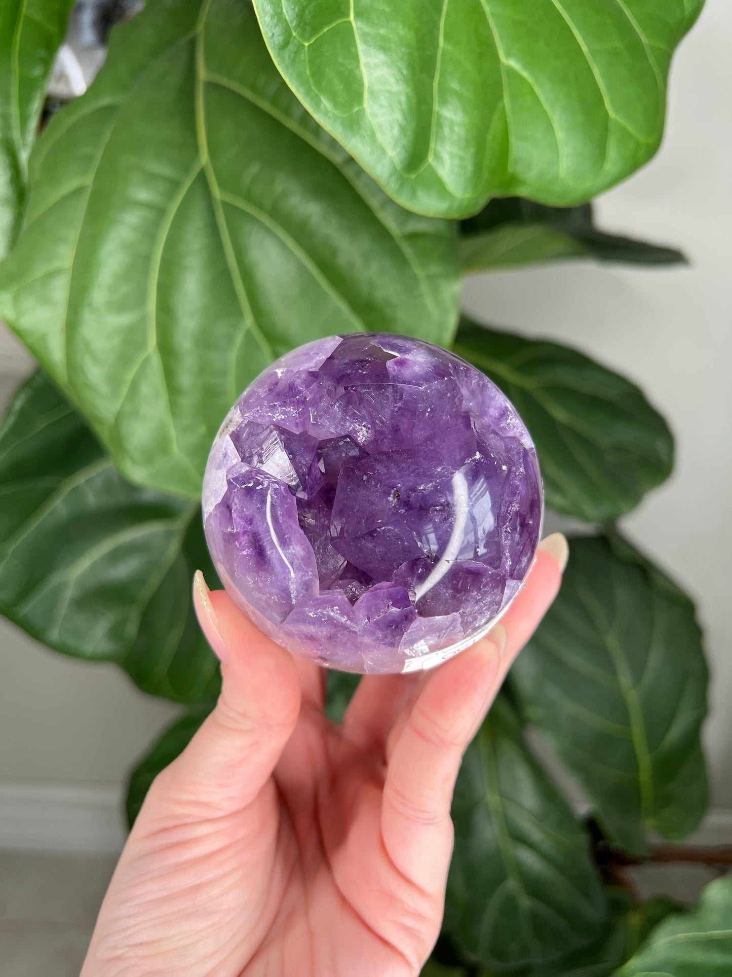 Amethyst Druzy Sphere