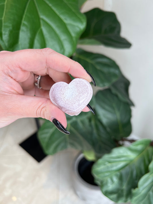 Pink Amethyst Mini Hearts