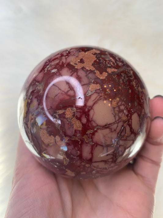 Mookaite Spheres