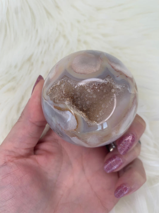 Pink Amethyst Sphere