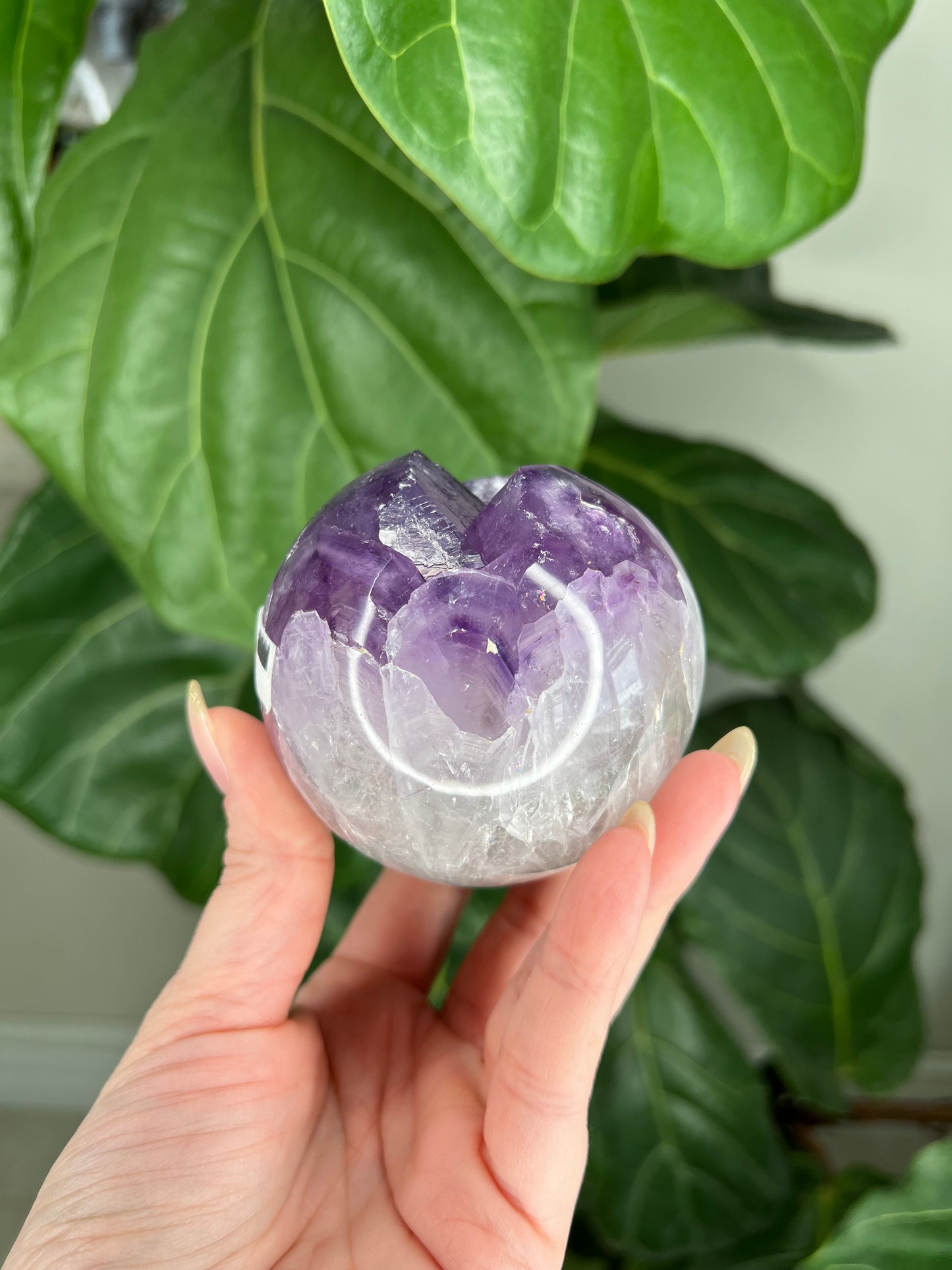 Amethyst Druzy Sphere