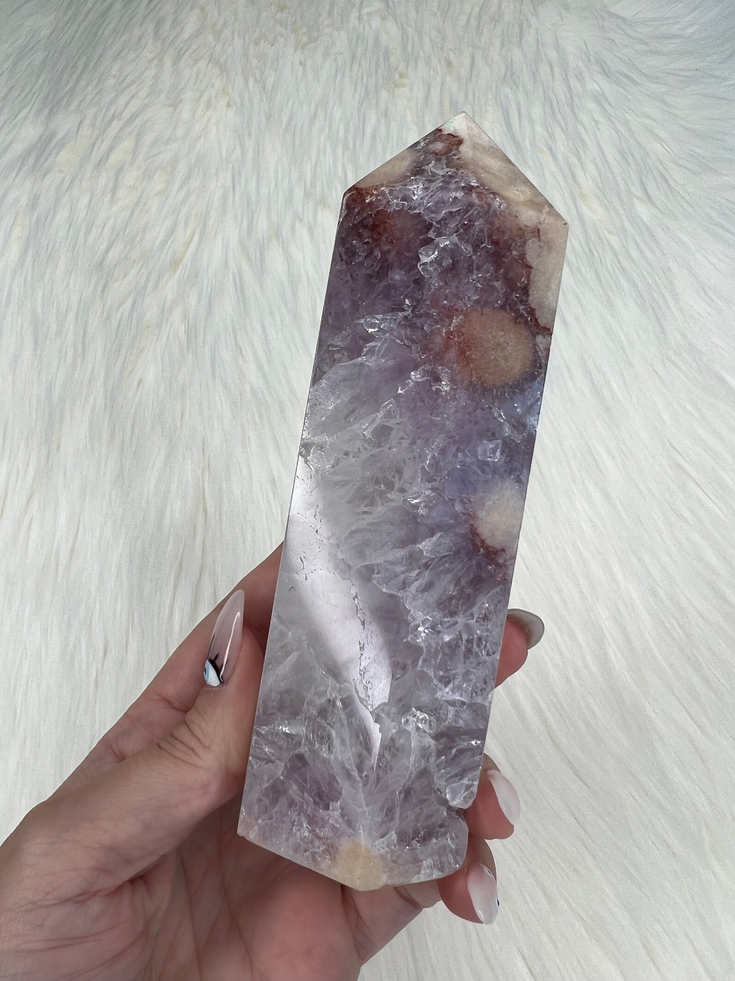 Amethyst X Flower Agate Towers (Part 3)