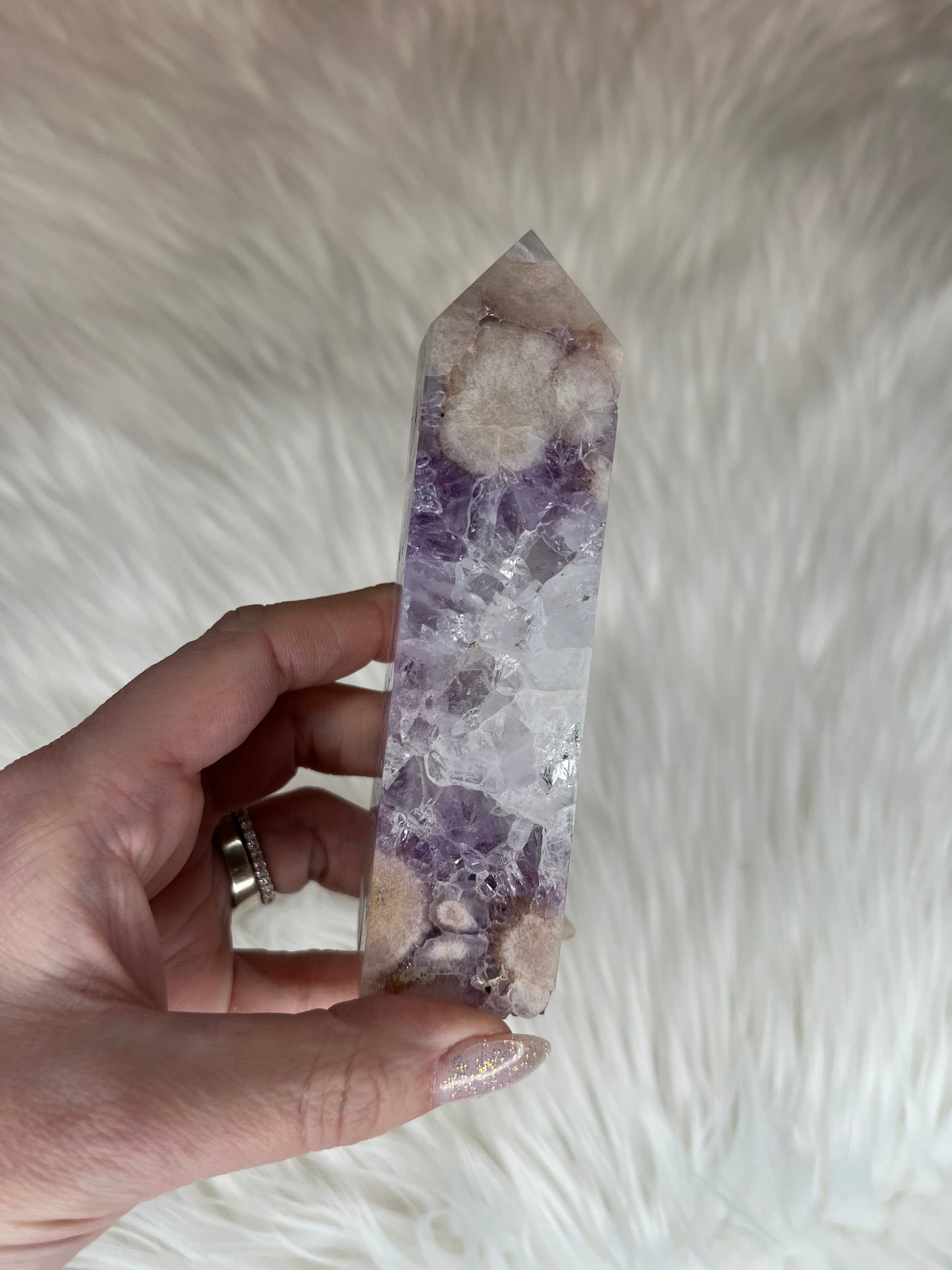 Amethyst X Flower Agate Towers (Part 2)