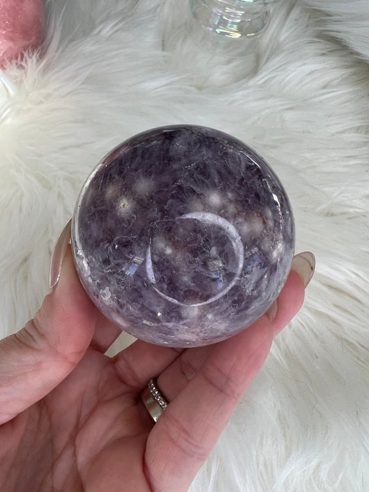 Lilac Pink Amethyst Sphere