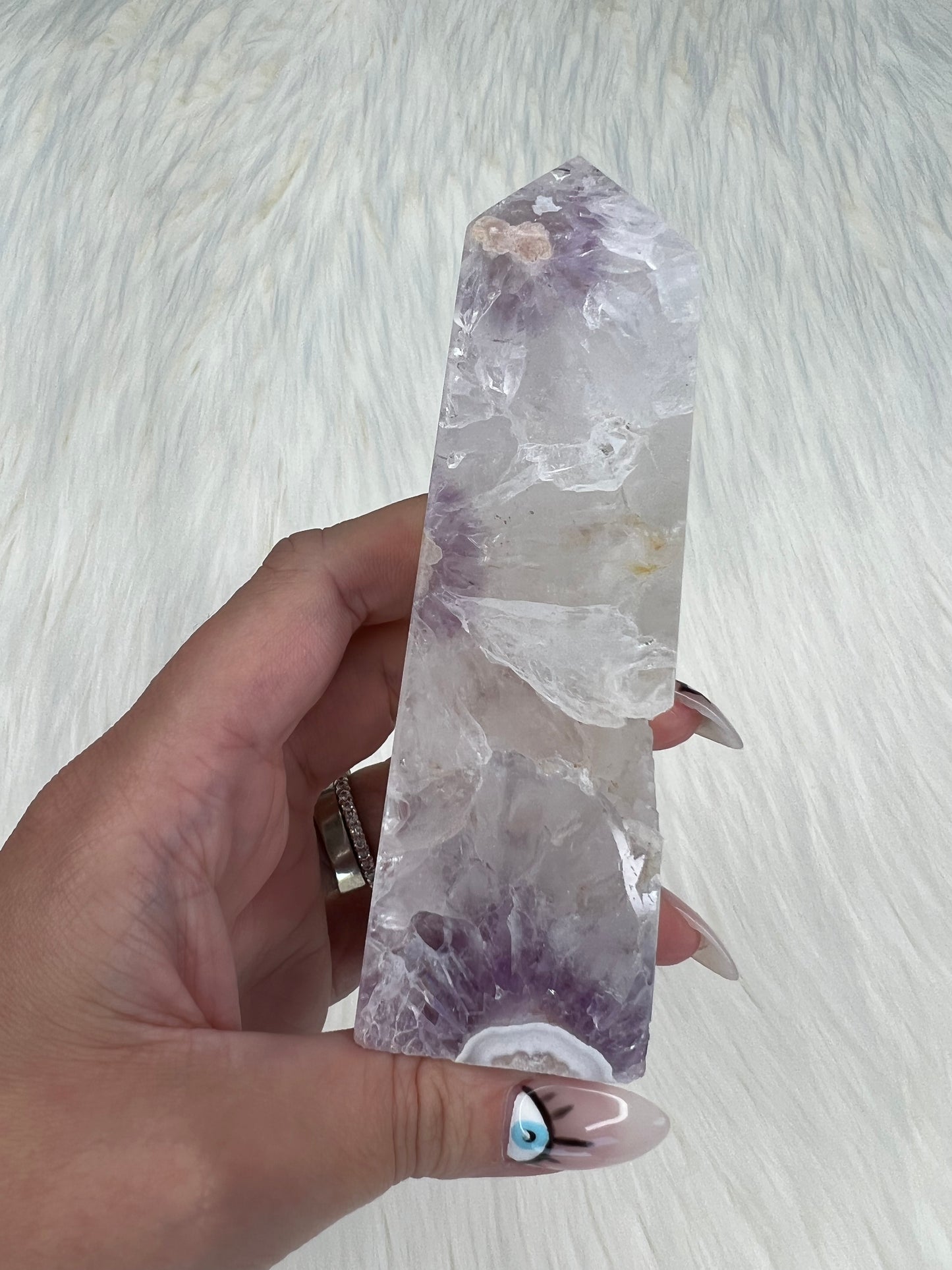 Amethyst X Flower Agate Towers (Part 3)