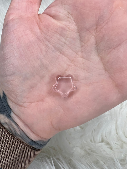 Rose Quartz Tiny Star Carving