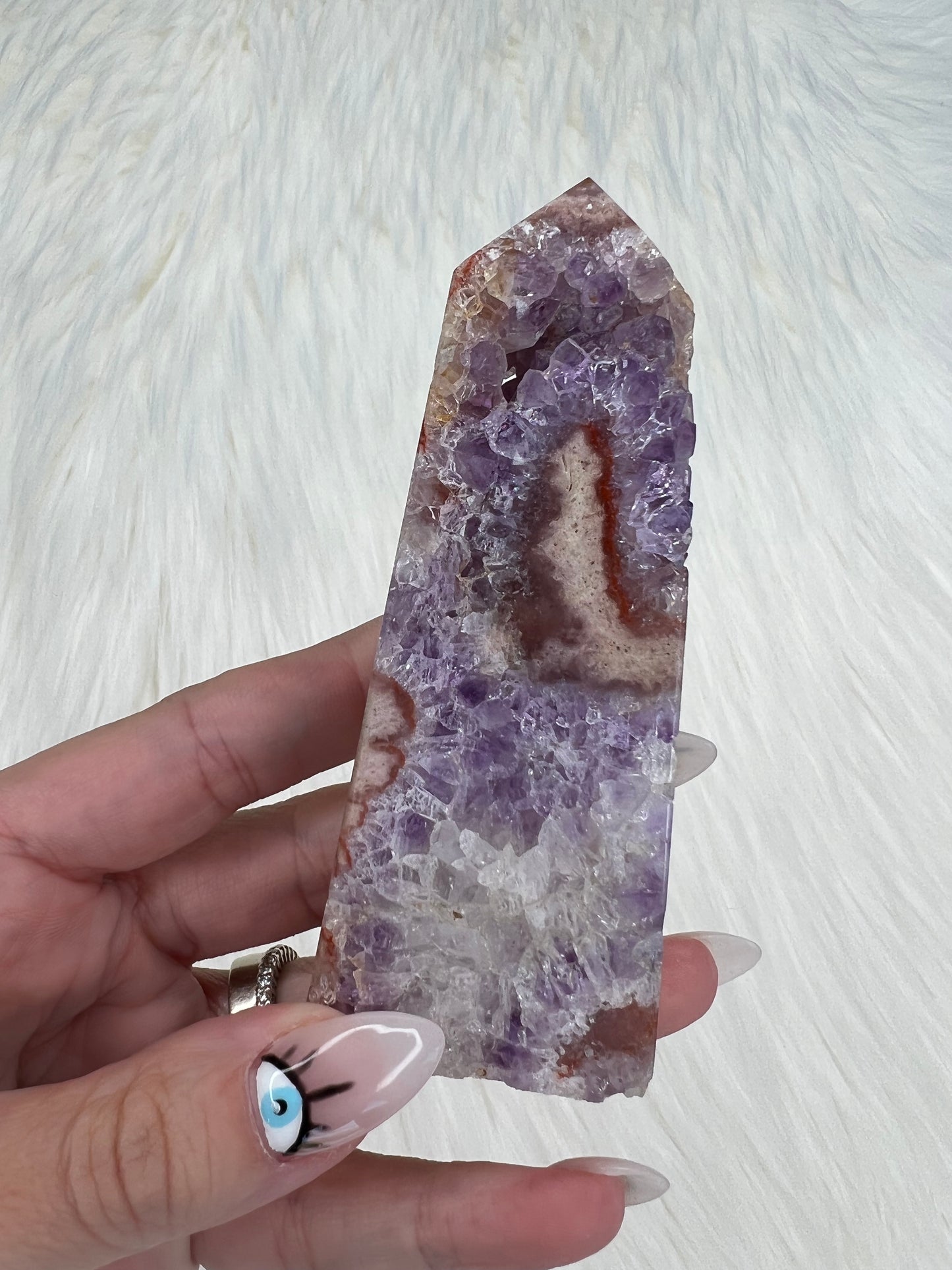 Amethyst X Flower Agate Towers (Part 3)