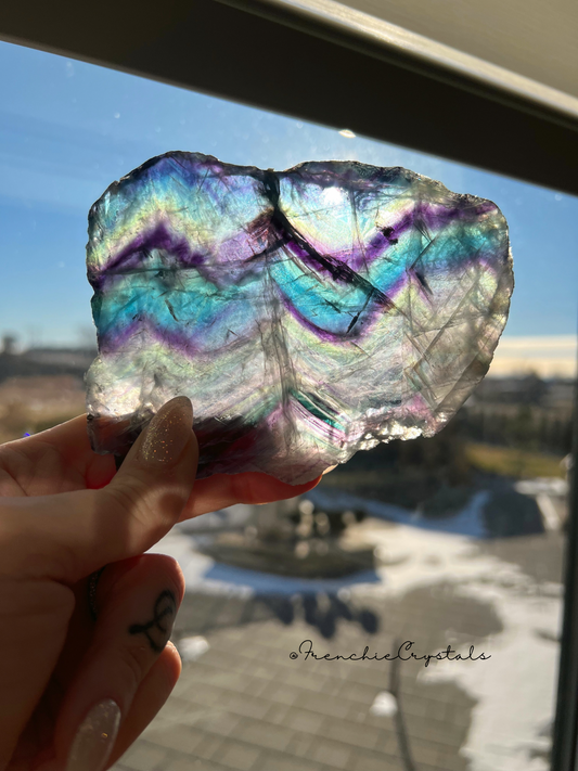 Rainbow Fluorite Slabs