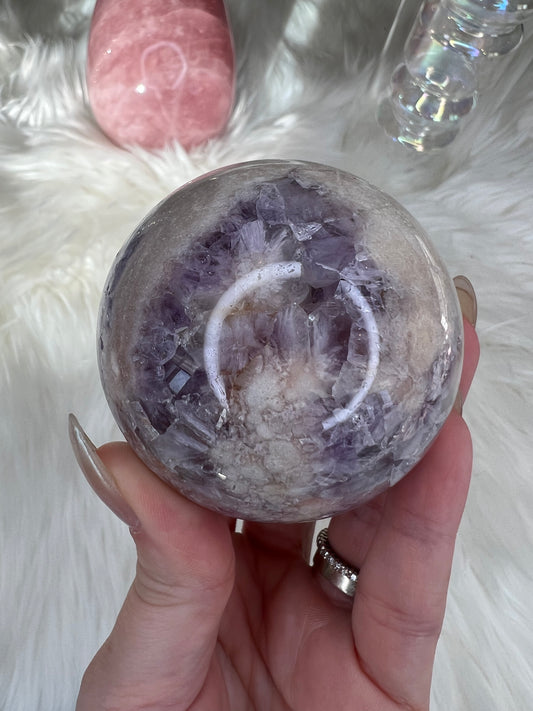 Lilac Pink Amethyst sphere