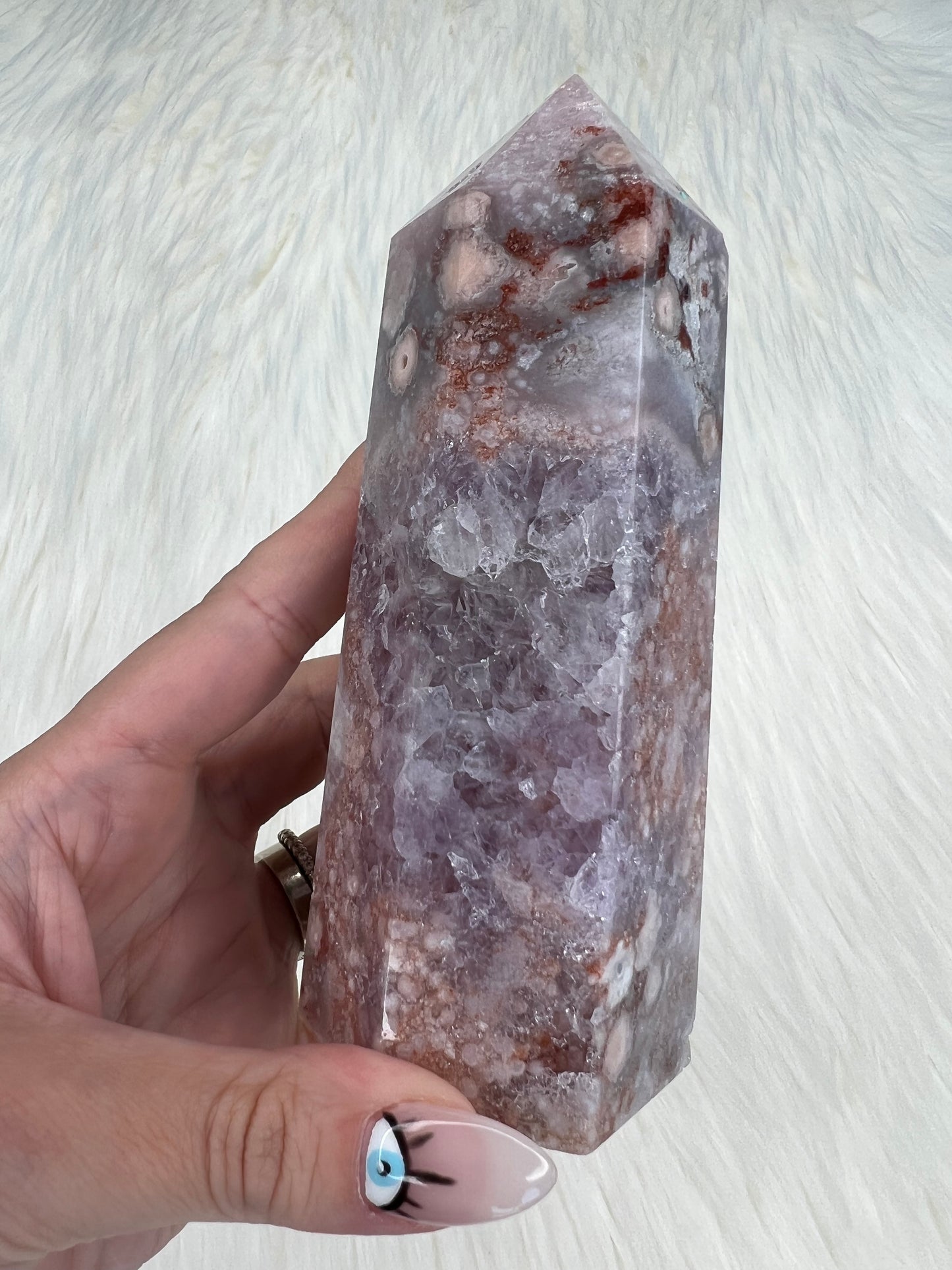 Amethyst X Flower Agate Towers (Part 3)