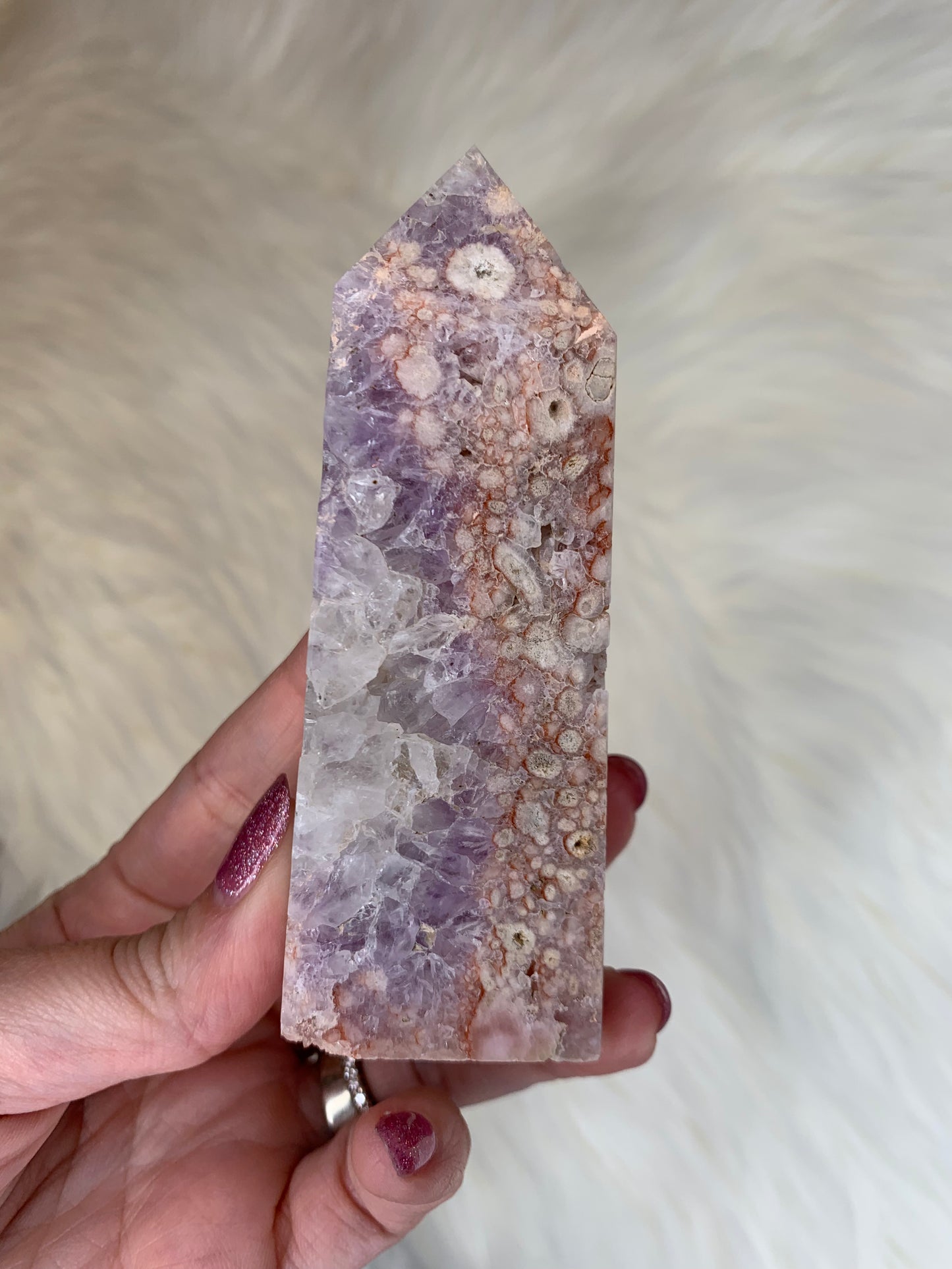 Amethyst X Flower Agate Towers (Part 2)