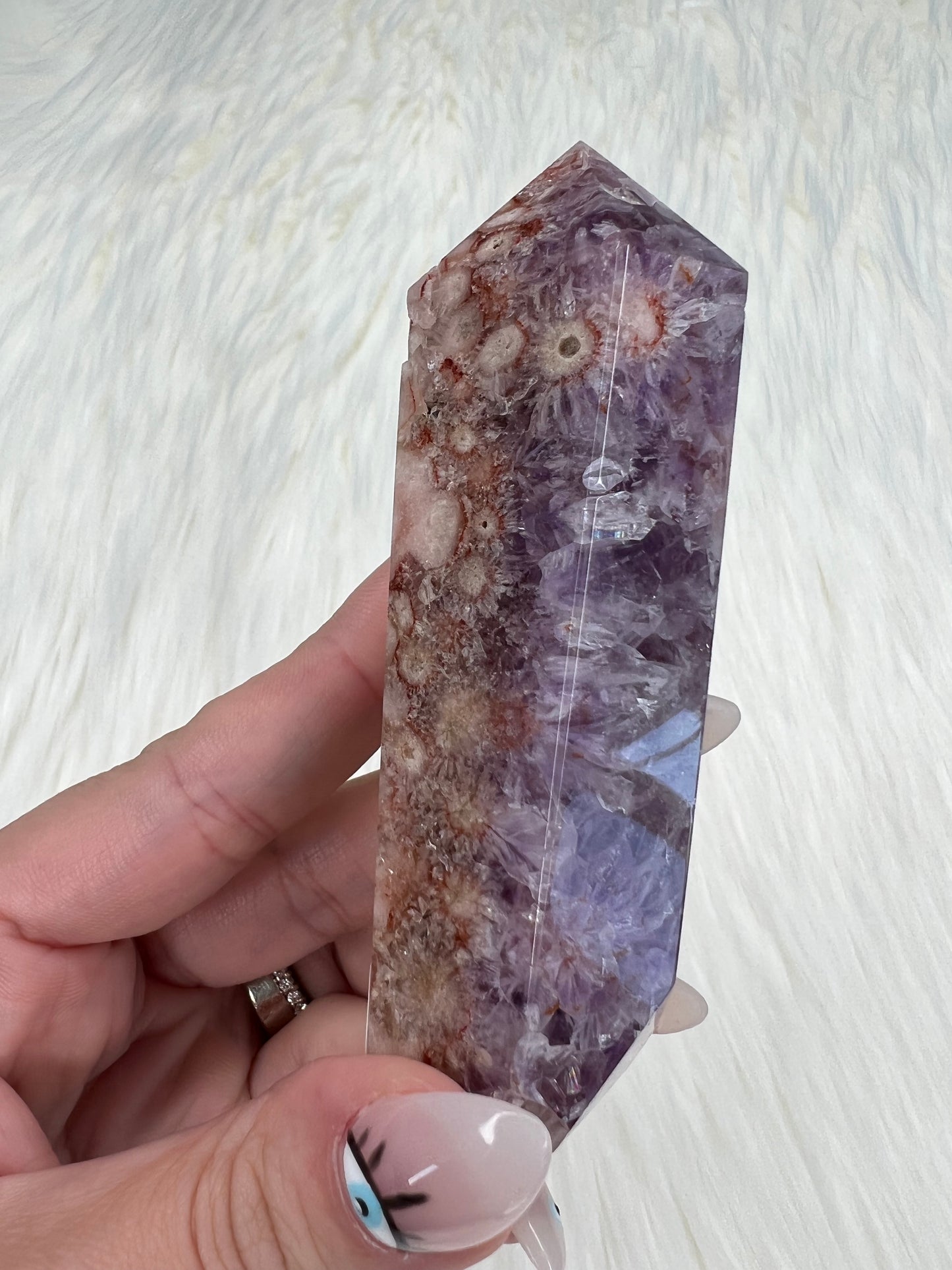 Amethyst X Flower Agate Towers (Part 3)