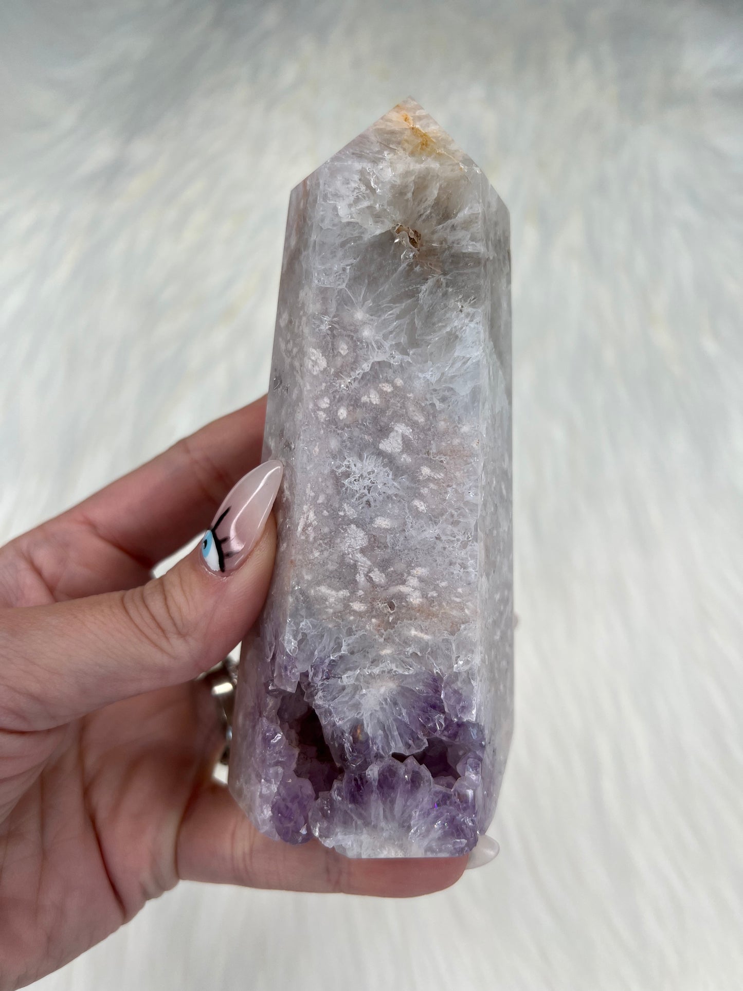 Amethyst X Flower Agate Towers (Part 3)