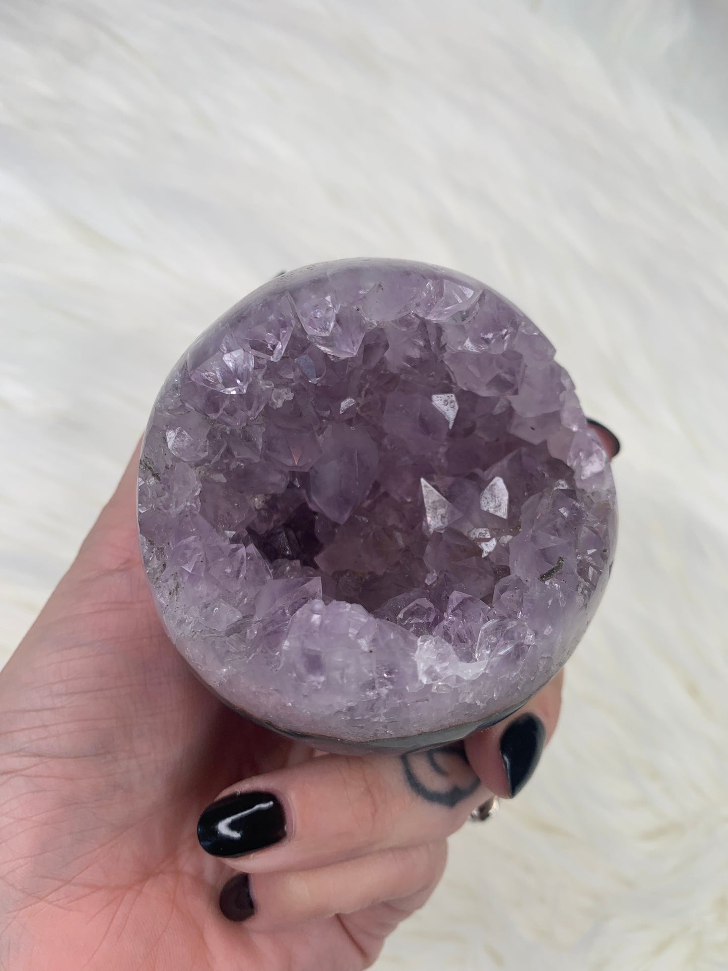 Amethyst Druzy Sphere