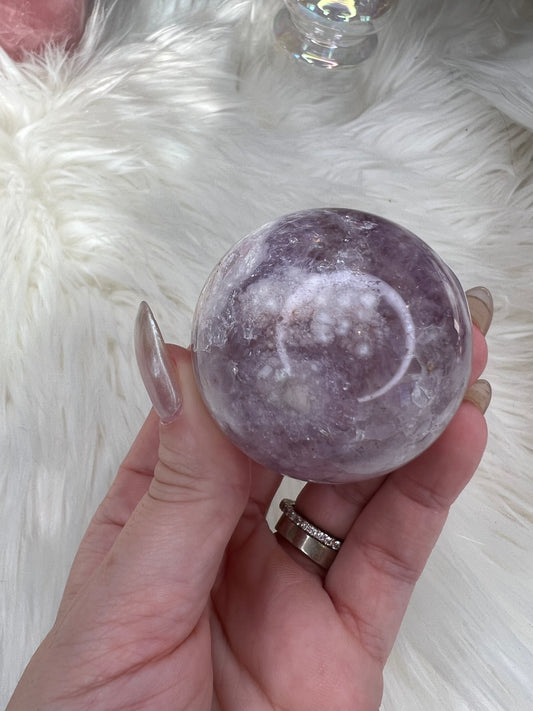 Lilac Pink Amethyst Sphere