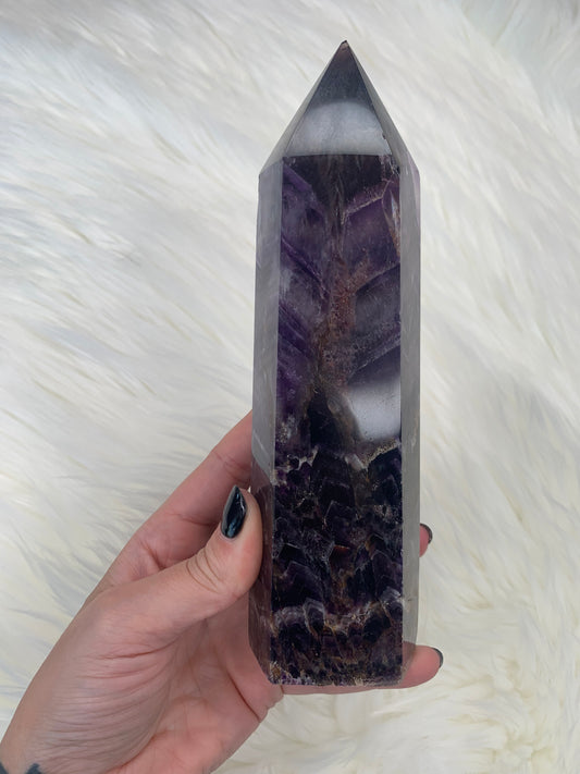 Chevron amethyst Tower