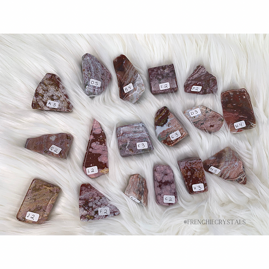 Pink Ocean Jasper Pieces