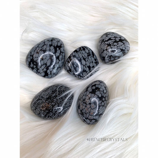 Snowflake Obsidian Tumbles