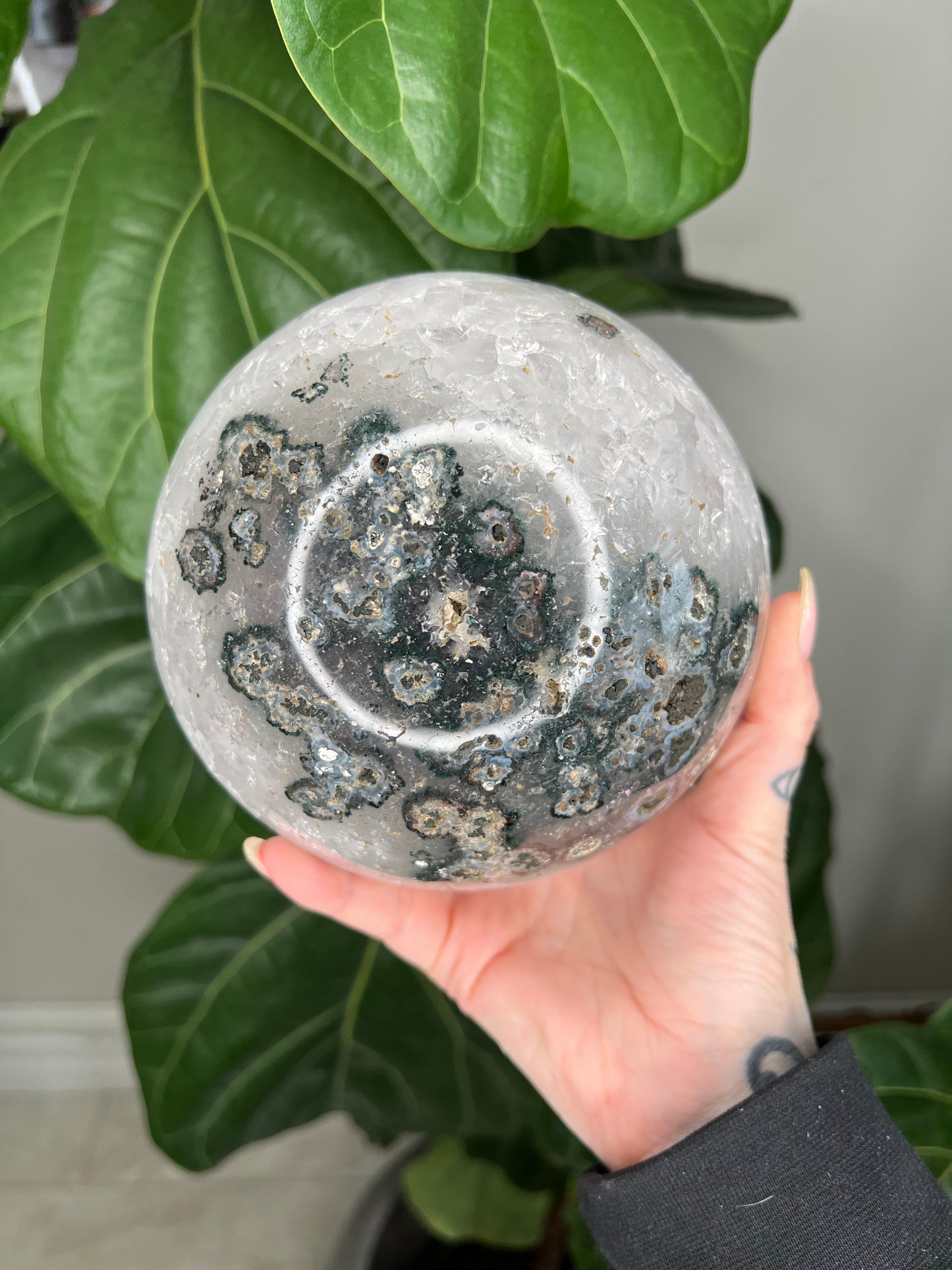 Amethyst Druzy Sphere