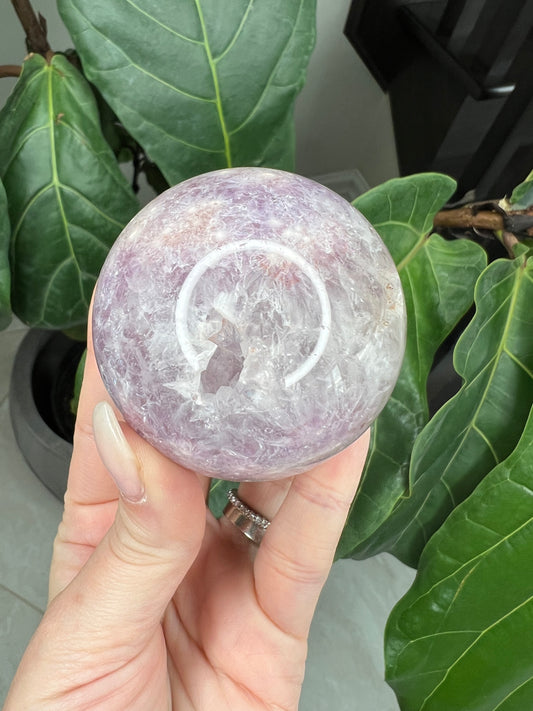 Lilac Pink Amethyst Sphere