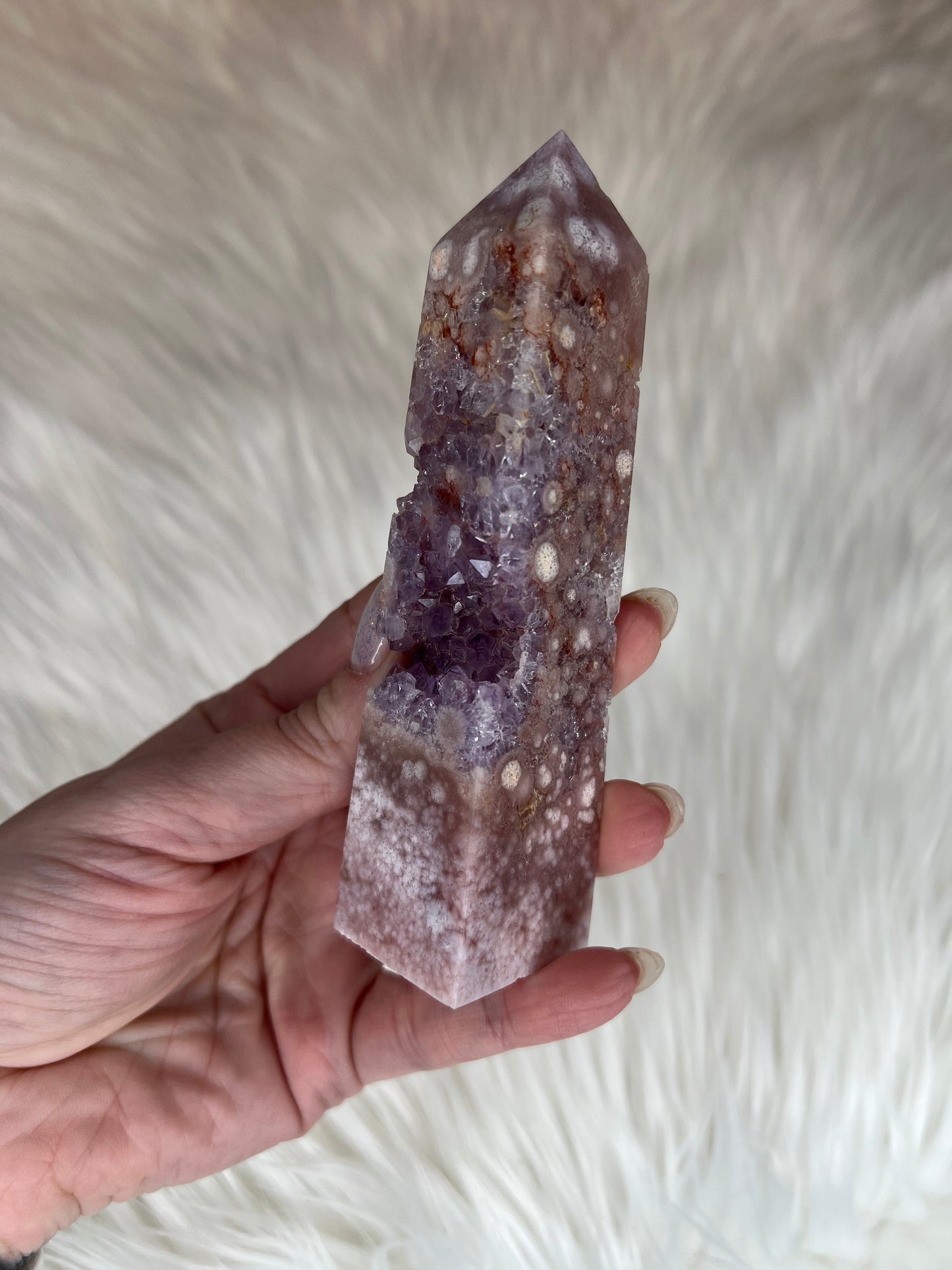 Amethyst X Flower Agate Towers (Part 2)