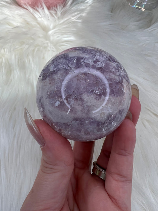 Lilac Pink Amethyst Sphere