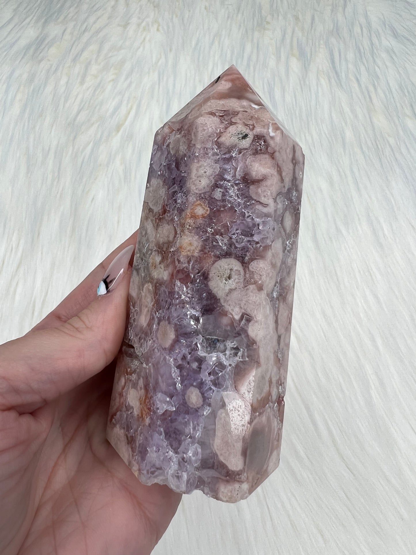 Amethyst X Flower Agate Towers (Part 3)