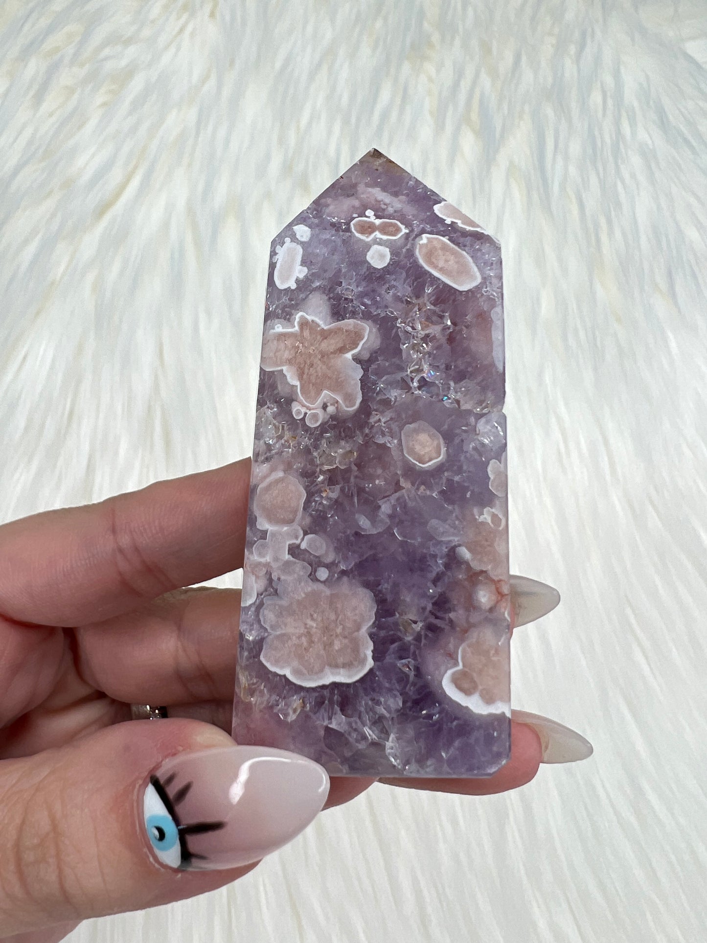 Amethyst X Flower Agate Towers (Part 3)