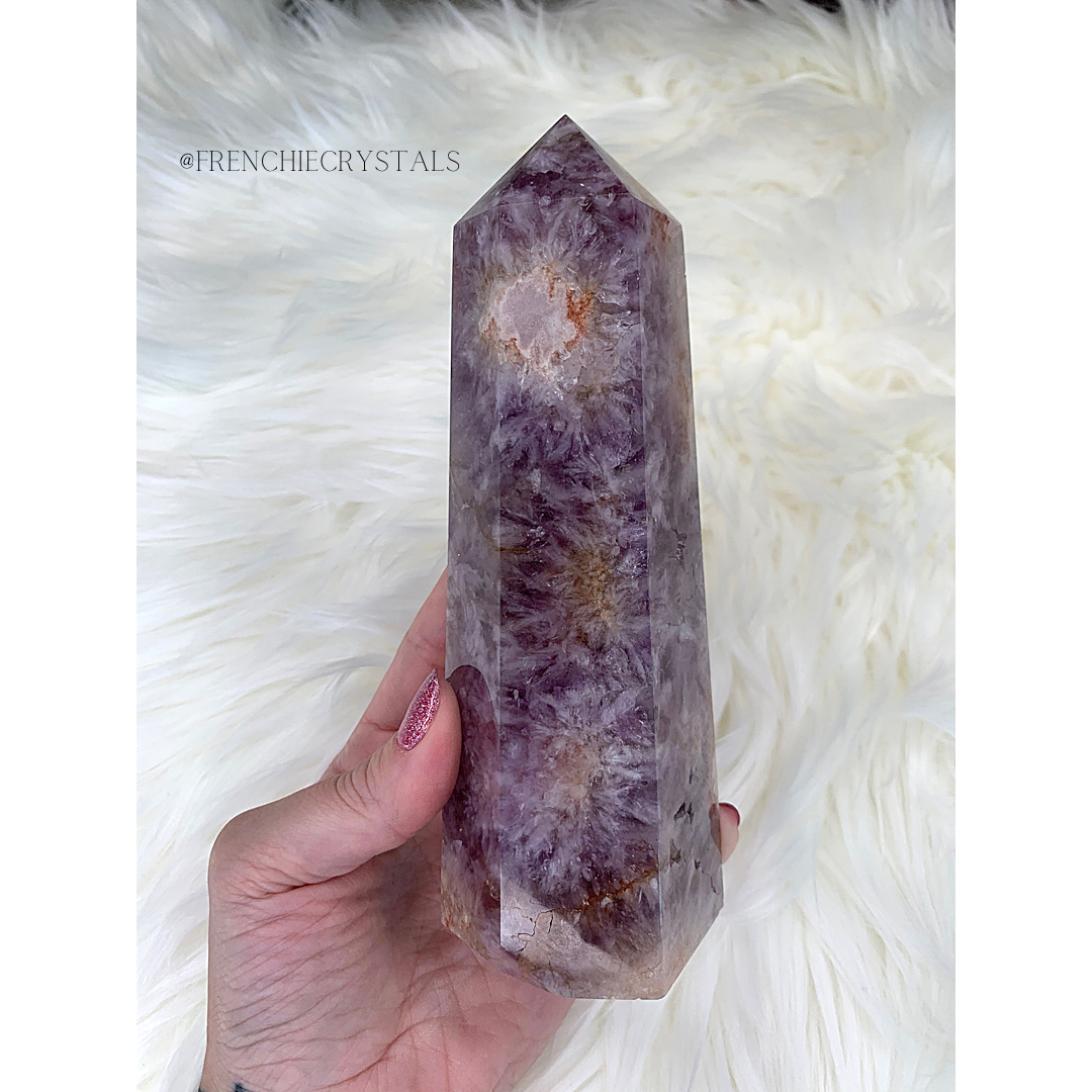 Amethyst X Flower Agate Towers (Part 2)