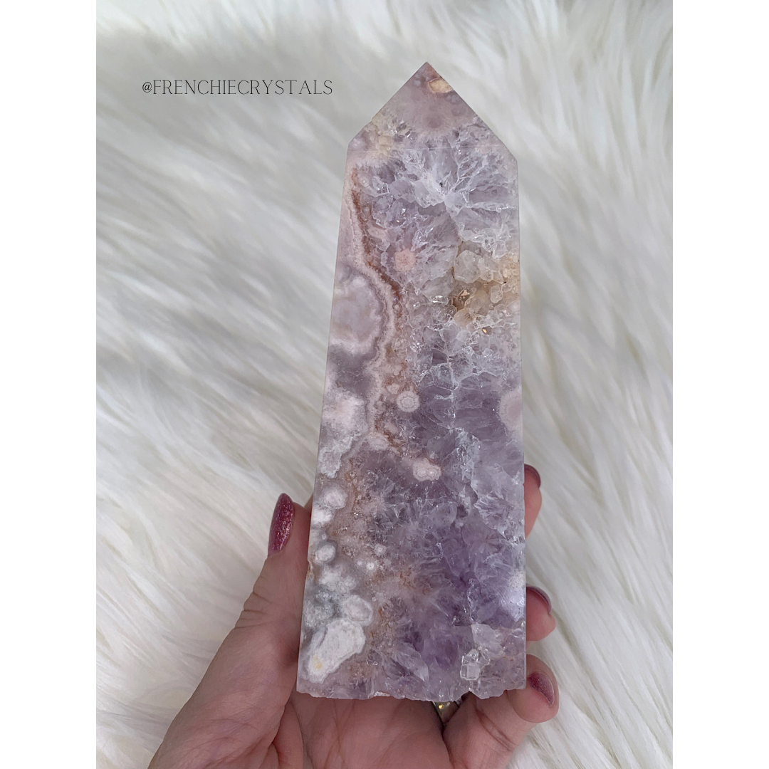 Amethyst X Flower Agate Towers (Part 2)